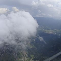 Flugwegposition um 11:53:15: Aufgenommen in der Nähe von Gemeinde Kirchbach, Österreich in 2277 Meter